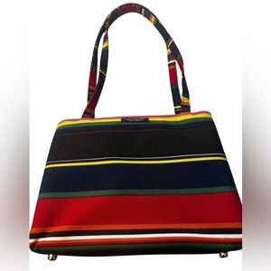 ⭐️Kate Spade Rainbow Colorful Striped Purse.